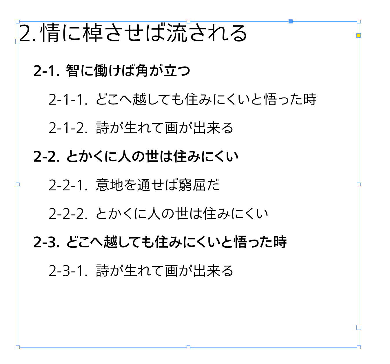 Indesignの 箇条書き 機能で実現するアウトライン番号 Dtp Transit Indesignの 箇条書き 機能で実現するアウトライン番号 Dtp Transit